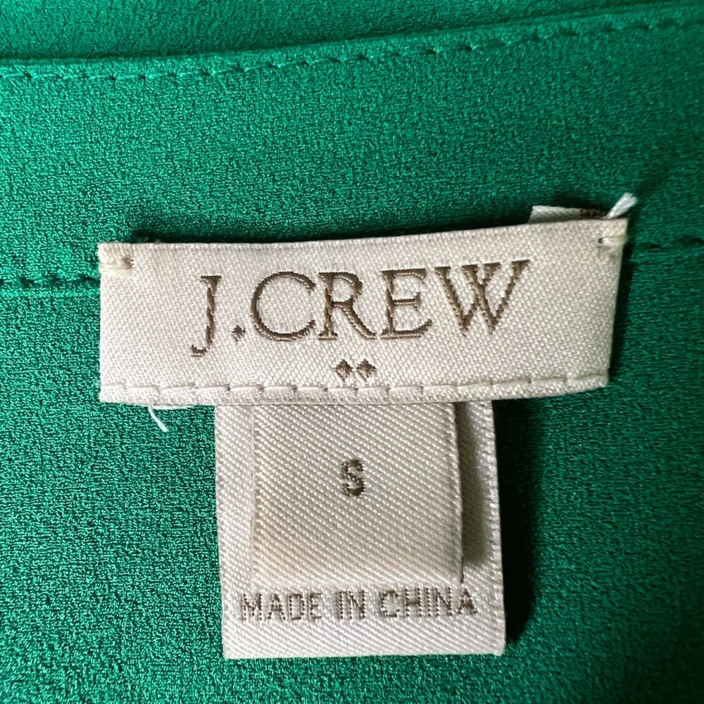 J. Crew | Women’s Green Blouse Size S Small - Picture 11 of 13